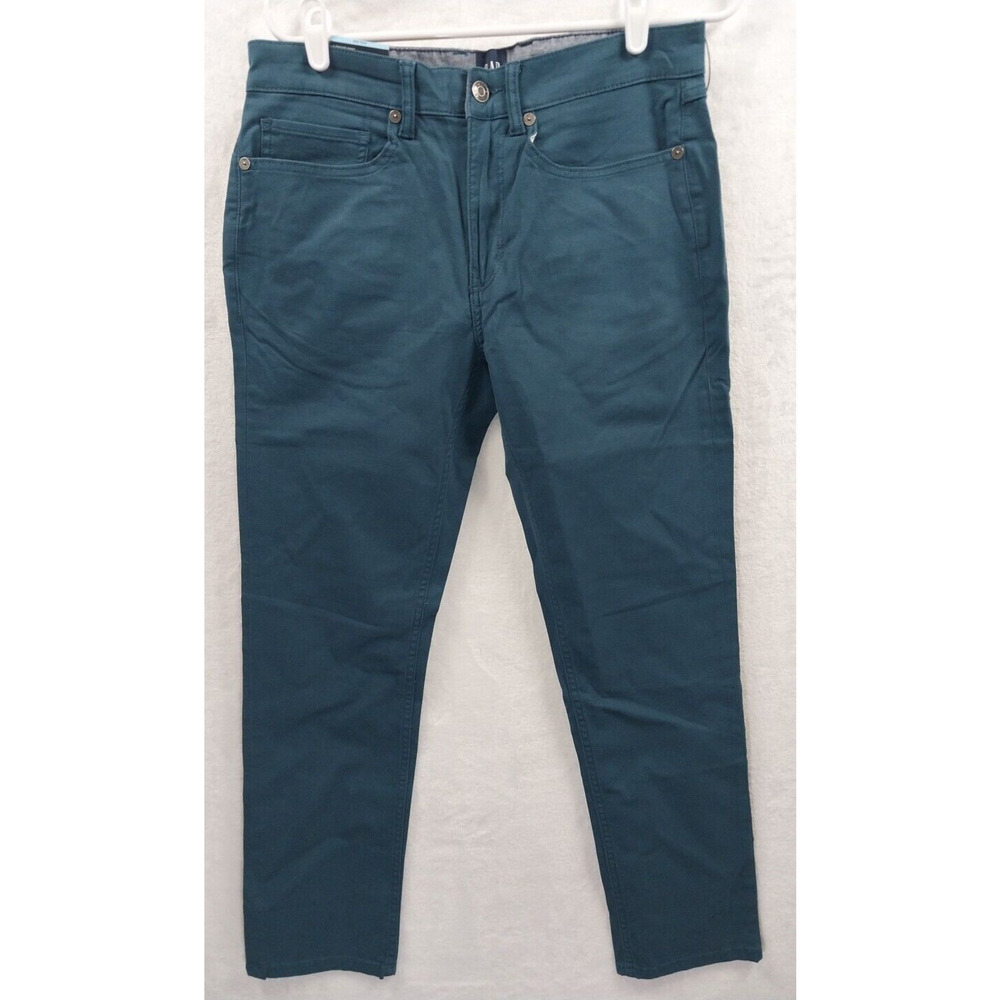 GAP Men’s 5 POCKET PANTS 32 x 30 SLIM FIT Stretch Majolica Blue $79.95 New